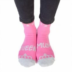 MDI Queen Mum Socks - 'Off Duty' On The Bottom