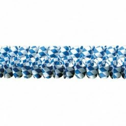 Balloon Agencies Blue & White Checkered Garland - Oktoberfest Garland
