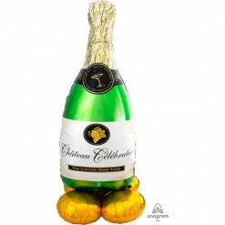 Balloon Agencies Airloonz Bubbly Wine Bottle Balloon | Air Filled