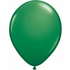 Party Planet Latex Balloons - 5" (12cm) Dark Green | 5" Balloons | Pack | Flat