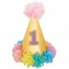 Balloon Agencies 1st Birthday Girl Party Hat | Deluxe Each