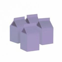 Five Star Loot Bags / Treat Boxes Lilac Milk Box Pk10