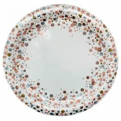 Alpen Rose & White Plates Pk16