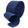 Alpen Navy Streamers - Crepe Paper