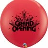 Not Specified Grand Opening Large Round Balloon - Red 90cm