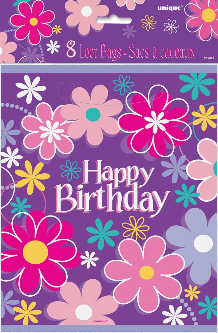 Meteor Happy Birthday Blossom Loot Bags