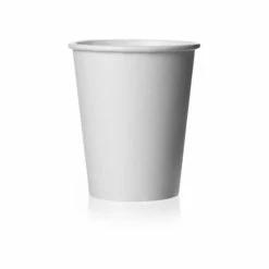 Five Star White Paper Cups 260ml Pk10 Paper Cups - Plain