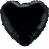 Not Specified Heart Shape Balloons Black Heart Balloon Foil