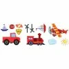 Party Planet Planes & Trains Assorted Cutouts 12pk
