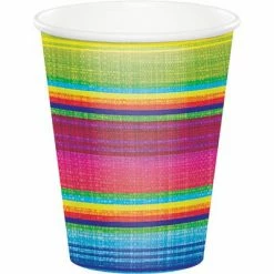 Balloon Agencies Cups - Printed Fiesta Paper Cups Pk8