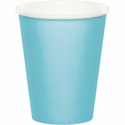 Balloon Agencies Pastel Blue Paper Cups Pk24 Paper Cups - Plain