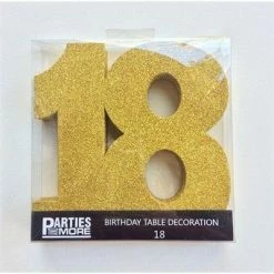 Jaz Trading 18 Gold Centerpiece | Gold Glitter
