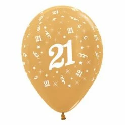 Not Specified 21st Birthday 21st Balloons - Single Or Pack - Helium Filled Or Flat - Choose Your Colour