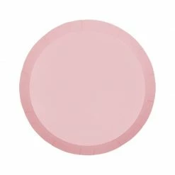 Five Star Pastel Pink Paper Plates | Round | Snack | Pk10