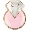 Balloon Agencies Rose Gold Diamond Ring Plates 8pk Hens Night / Bridal Shower