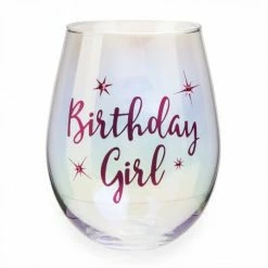 MDI Birthday Girl | Stemless Wine Glass Glasses & Gifts
