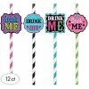 Balloon Agencies Mad Tea Party Straws Pk12