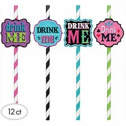 Balloon Agencies Mad Tea Party Straws Pk12
