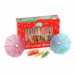 Alpen Cocktail Umbrella Picks Pk100