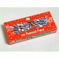 Not Specified Peacock Fan Picks Pack Of 100