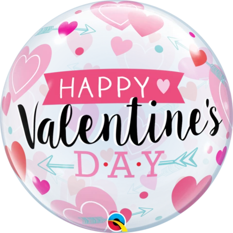 Not Specified Happy Valentine's Day Balloon - Pastel Send Balloons