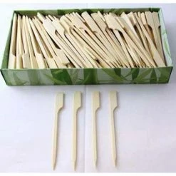 Alpen Bamboo Paddle Skewers 9cm Box250 Eco Friendly & Wooden Supplies