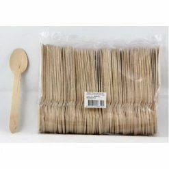 Haydens Wooden Teaspoons Pk100 Eco Friendly & Wooden Supplies