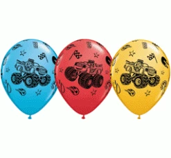 Not Specified Monster Truck Balloons Assorted - Singles Or Packs - Helium Filled Or Flat Printed Balloons