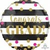 Party Planet Congrats Grad Balloon Pink & Gold