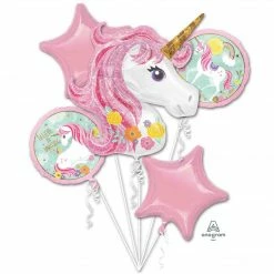 Balloon Agencies Pink Unicorn Bouquet Balloon Bouquets Foil Sets