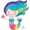 Party Planet Colourful Mermaid Balloon / Bouquet
