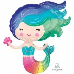 Party Planet Colourful Mermaid Balloon / Bouquet