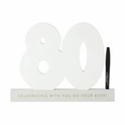 Splosh Signature Number - 80th Glasses & Gifts