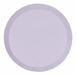 Five Star Lilac Paper Plates | Round | Lunch | Pk10 Plates - Plain