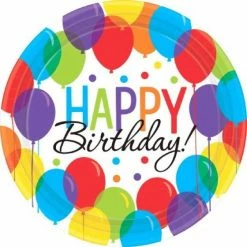 Balloon Agencies Balloon Bash Paper Plates 8pk