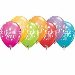Not Specified Thank You Balloons Assorted - Singles Or Packs - Helium Filled Or Flat Printed Balloons