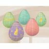 Balloon Agencies Mini Easter Egg Lanterns | Gold Printed | 5pk