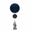 Balloon Agencies Hens Night / Bridal Shower Navy Hanging Decorations With Love & Tassel