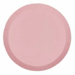 Five Star Pastel Pink Paper Plates | Round | Lunch Pk10