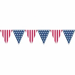 Balloon Agencies Patriotic Stars & Stripes Flag Banner