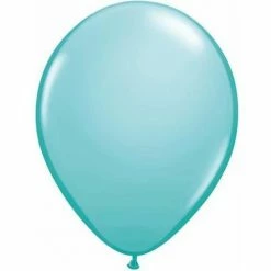 Party Planet Caribbean Blue | 5" Balloons | Pack | Flat Latex Balloons - 5" (12cm)