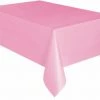 Metero Light Pink Plastic Tablecover
