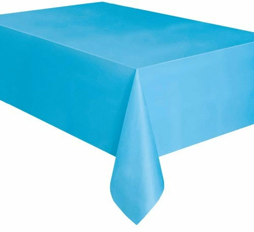 Metero Light Blue Plastic Tablecover Catering