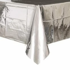 Metero Silver Table Cover
