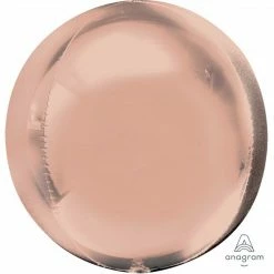 Not Specified Orbz & Cubz Rose Gold Balloon - Foil - Orbz