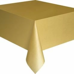 Metero Gold Plastic Tablecover Catering