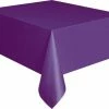 Metero Purple Plastic Tablecover