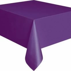 Metero Purple Plastic Tablecover