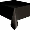 Metero Black Plastic Tablecover Catering