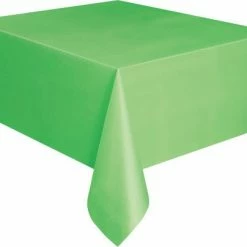 Metero Lime Green Plastic Tablecover